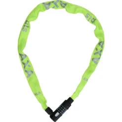 AXA Kettenschloss Newton Code+ 1.000 Mm SK 7 Neongelb -Bike Essentials Verkäufe axa kettenschloss newton code 1000 mm sk 7 neongelb