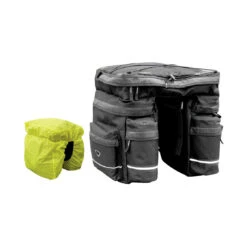 Longus GEPÄCKTRÄGERTASCHE TRIPLE, SCHWARZ HANDGRIFF+STREBENBEFEST.