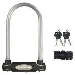 Master Lock BÜGELSCHLOß/8195COL MIT HALTER GRAU 210MMX110X13MM GRAU -Bike Essentials Verkäufe master lock buegelschloss 8195col mit halter grau 210mmx110x13mm grau