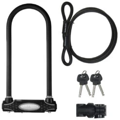 Master Lock BÜGELSCHLOß/8285LW, SCHWARZ 280MMX110MMX13MM +HALTER/KABEL -Bike Essentials Verkäufe master lock buegelschloss 8285lw schwarz 280mmx110mmx13mm halter kabel