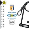 Master Lock BÜGELSCHLOß/8285LW, SCHWARZ 280MMX110MMX13MM +HALTER/KABEL -Bike Essentials Verkäufe master lock buegelschloss 8285lw schwarz 280mmx110mmx13mm halter kabel3