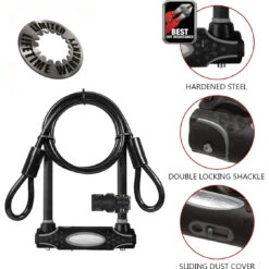 Master Lock Bügelschloss Mit Kabel 210x110x13mm Kabel 1200x10mm Inkl. Halter -Bike Essentials Verkäufe master lock buegelschloss mit kabel 210x110x13mm kabel 1200x10mm inkl halter2