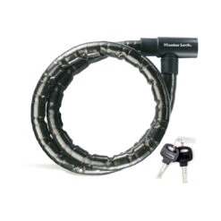 Master Lock KABELSCHLOß PANZR BIKE/8115 1200X22MM, SCHWARZ VINYLBESCH