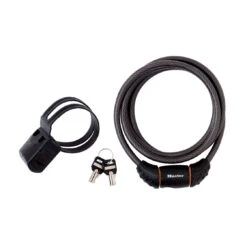 Master Lock KABELSCHLOß QUANTUM MIT HALTER/8130 1,80M X 10MM, SCHWARZ