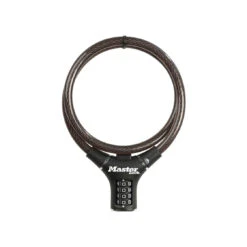 Master Lock KABELSCHLOß ZAHLENKOMBI0,90MX12MM SCHWARZ VINYLBESCHICHTET