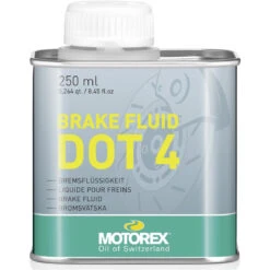 MOTOREX Bremsflüssigkeit BRAKE FLUID DOT 4 1x 250 Ml Dose