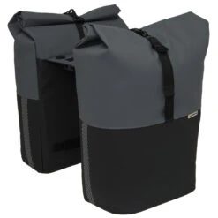 New Looxs Tasche Nyborg Double MIK Darkgrey Blk -Bike Essentials Verkäufe new looxs tasche nyborg double mik darkgrey blk