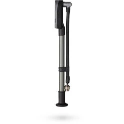 PRO Dämpferpumpe Team Silber/Schwarz -Bike Essentials Verkäufe pro daempferpumpe team silber schwarz3