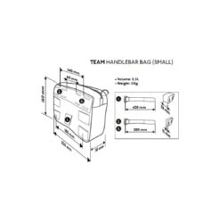 PRO Lenkertasche Klein Discover 2,5 L -Bike Essentials Verkäufe pro lenkertasche klein discover 25 l5