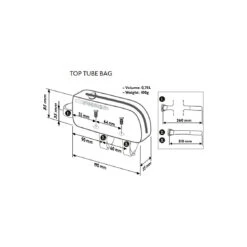 PRO Oberrohrtasche Discover LTD 0,75 L -Bike Essentials Verkäufe pro oberrohrtasche discover ltd 075 l4