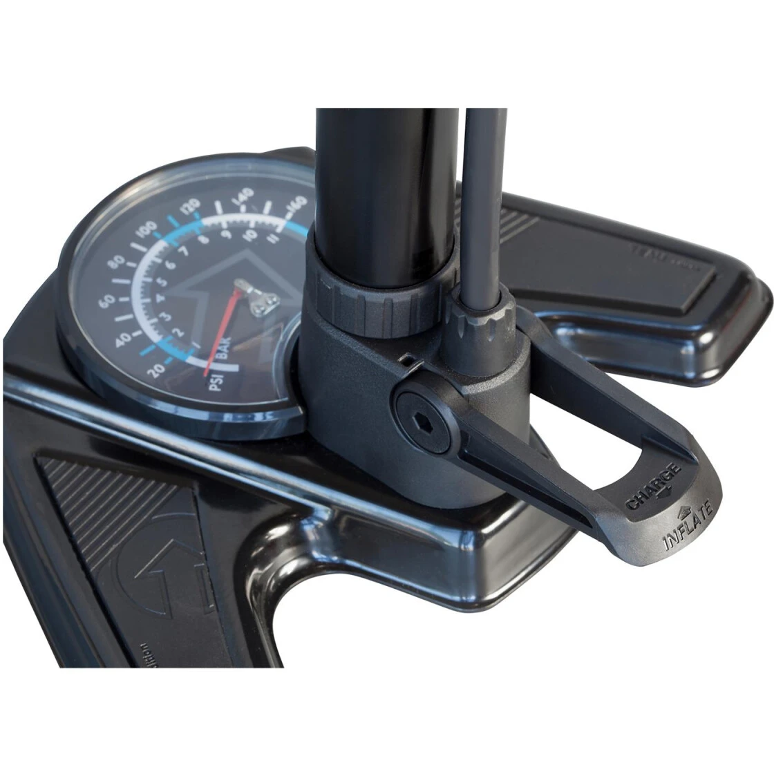PRO Standpumpe Team Tubeless Schwarz 5 PRO Standpumpe Team Tubeless Schwarz – Bild 3